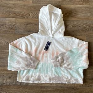 Southern Shirt Co cropped tie dye hoodie